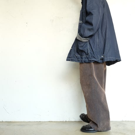 kontor(コントール)　　　　 Washed Flocked Denim Pants