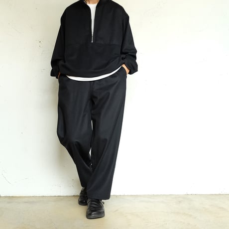holk(ホーク)　　　 Kang Fu Pants  - lamb short beaver　　　Black