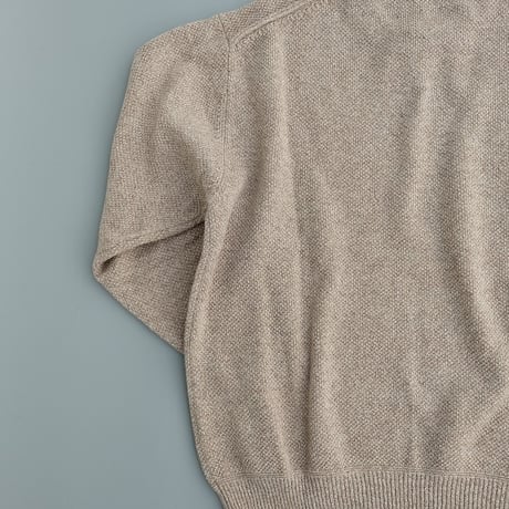 STILL BY HAND(スティルバイハンド)　　　  7G melange pullover　　KN04263　　　MELANGE BEIGE