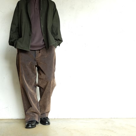 kontor(コントール)　　　  Garment-dyed   B.D   shirt　　　Green