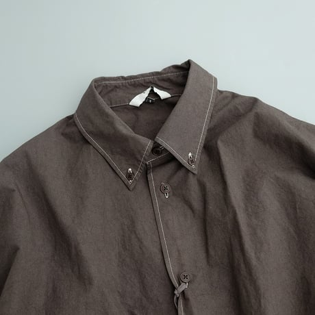 kontor(コントール)　　　  Garment-dyed   B.D   shirt　　　Charcoal