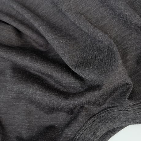 holk(ホーク)　　  wool L/S tee　　Charcoal