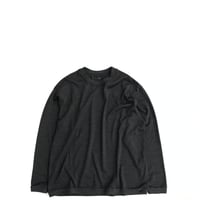 holk(ホーク)　　  wool L/S tee　　Charcoal