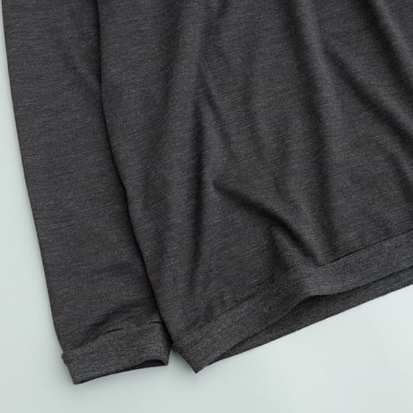 holk(ホーク)　　  wool L/S tee　　Charcoal