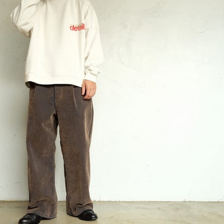 kontor(コントール)　　  Dolman sleeve logo sweat shirt　　　Oatmeal