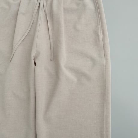 LAMOND(ラモンド)　　  New Semi Wide Shari Pants　　　　Ash Gray