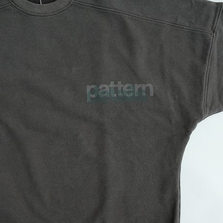 kontor(コントール)　　  Dolman sleeve logo sweat shirt　　　Charcoal