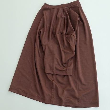 LAMOND(ラモンド)　　　  CWOOL TEE　　　Brown