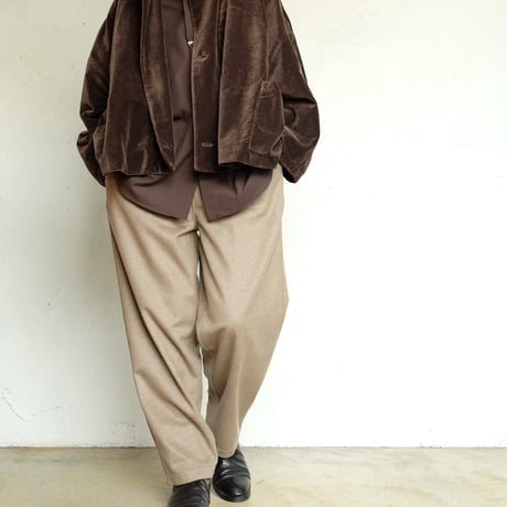holk(ホーク)　　　 Kang Fu Pants  - lamb short beaver　　　Beige