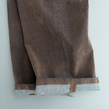 kontor(コントール)　　　　 Washed Flocked Denim Pants
