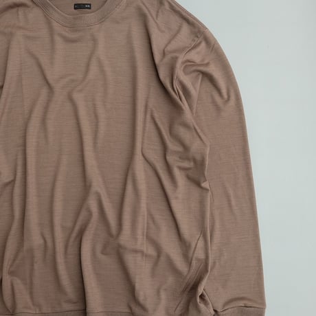 holk(ホーク)　　  wool L/S tee　　tope