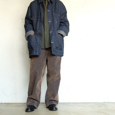 kontor(コントール)　　　　 Washed Flocked Denim Pants
