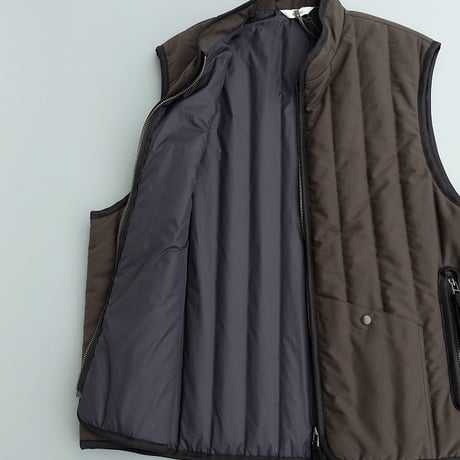 kontor(コントール)　　  Binder Stripe Quilted Vest
