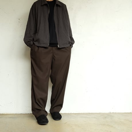 STILL BY HAND(スティルバイハンド)　　　 Cotton twill easy pants　　PT06263