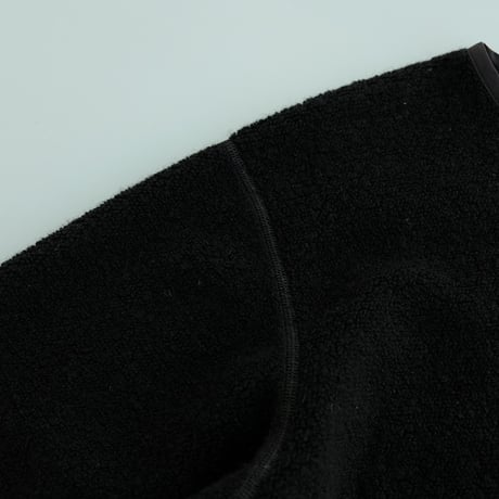 *A VONTADE(アボンタージ)　　　Wool Pile Zip Cardigan　　　Black
