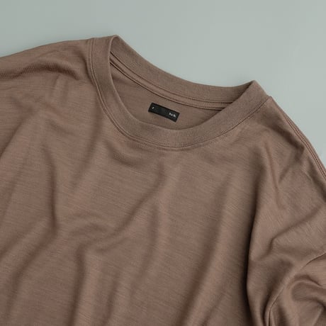 holk(ホーク)　　  wool L/S tee　　tope