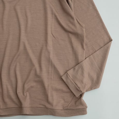 holk(ホーク)　　  wool L/S tee　　tope