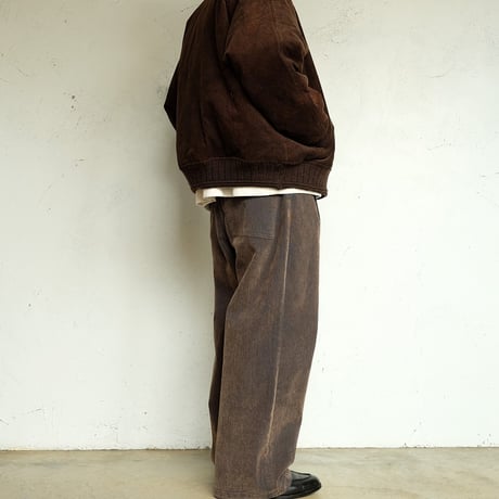 kontor(コントール)  Wool Ribbed Short Blouson