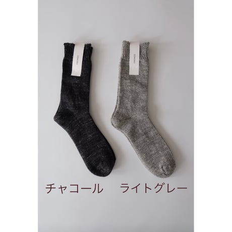 SONORO ウールリネンソックス