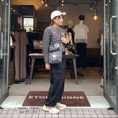 2504002  ツイードショルダーBAG