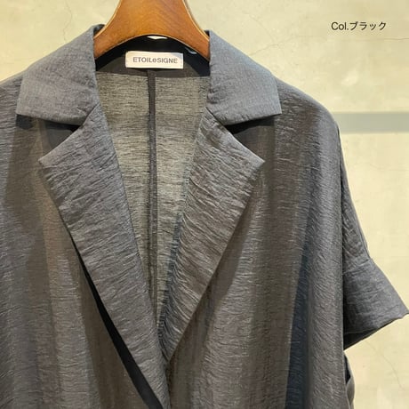 2603908 サイドスリット半袖JK