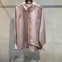 2603603  ドロスト切り替えシャツ
