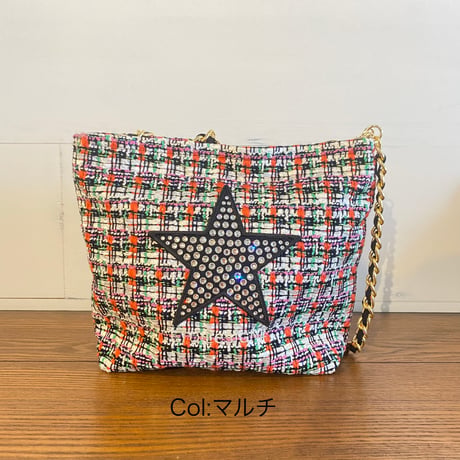 2504002  ツイードショルダーBAG