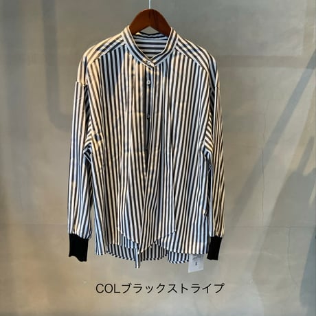 2603607  ボウタイストライプブラウス