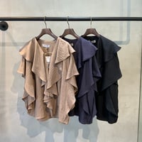 2603604 前開きフリルブラウス