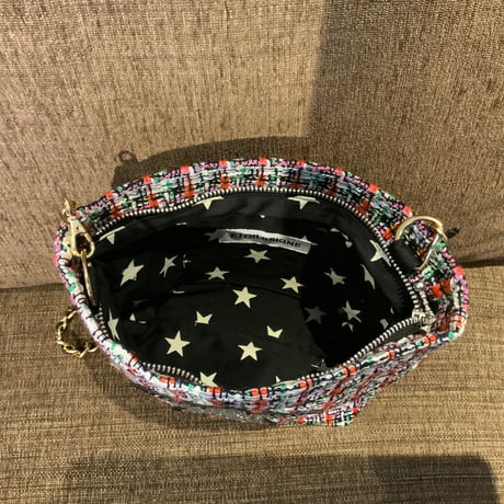 2504002  ツイードショルダーBAG