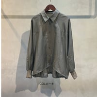 2603603  ドロスト切り替えシャツ