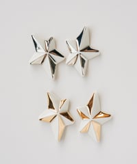 アシンメトリー星型【ピアス/イヤリング】
