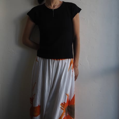 Ribbed Cap-Sleeve Tee
