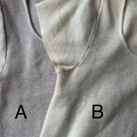 Ribbed Square-Neck Tee