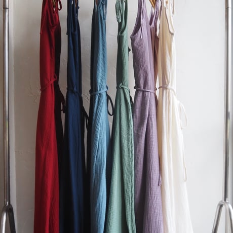 gaze cotton 2way dress