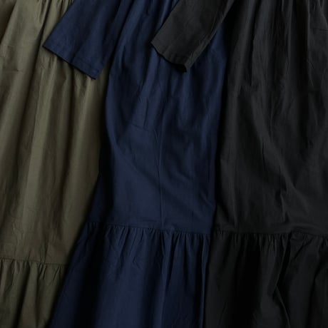 square neck flare dress
