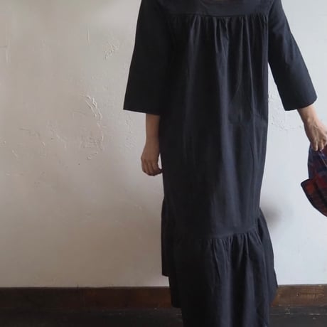 square neck flare dress