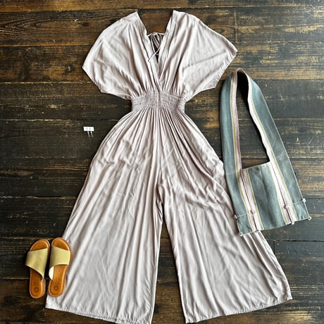 Smocked waist rompers