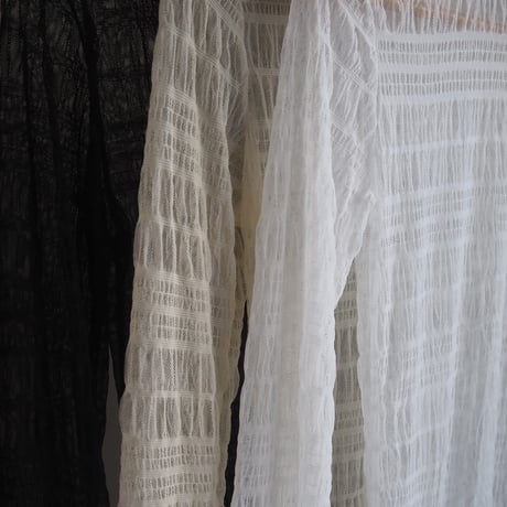 sheer shirring tops