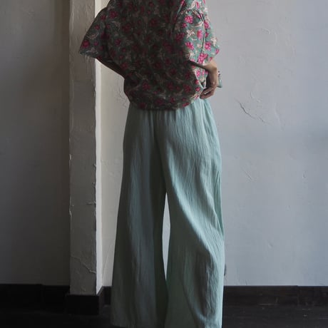 cotton wide pants