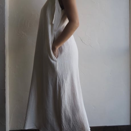 gaze cotton straight dress