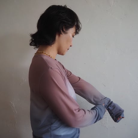 gradation sheer  tops