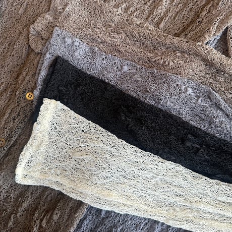 sheer lace shirt 4 color