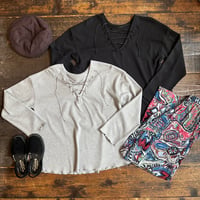 lace up waffle cutsew