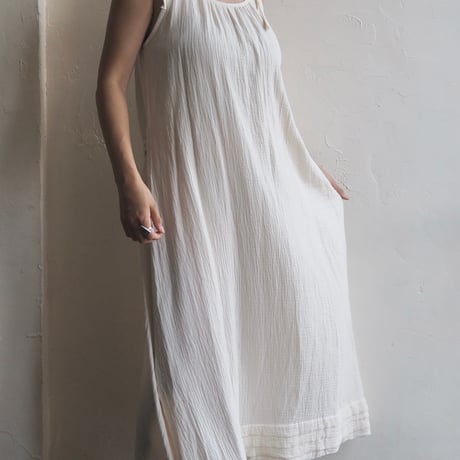 gaze cotton 2way dress