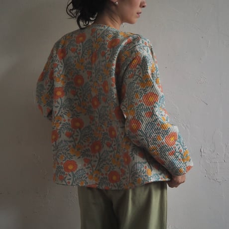 block printed quilting jacket