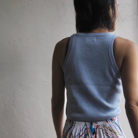 round neck knit tank
