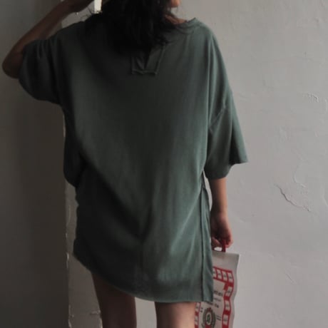 back slit tee tunic