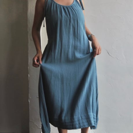 gaze cotton 2way dress