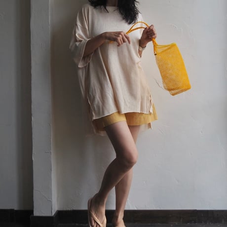 back slit tee tunic